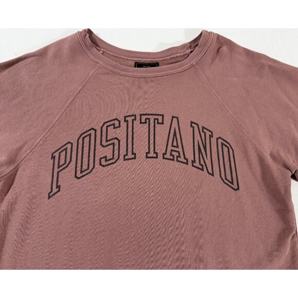 Retro Brand Los Angeles Positano Sweatshirt Small Mauve 100% Cotton Made in USA - Picture 2 of 8